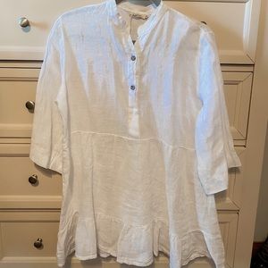 NWT 100% Organic Linen Tunic